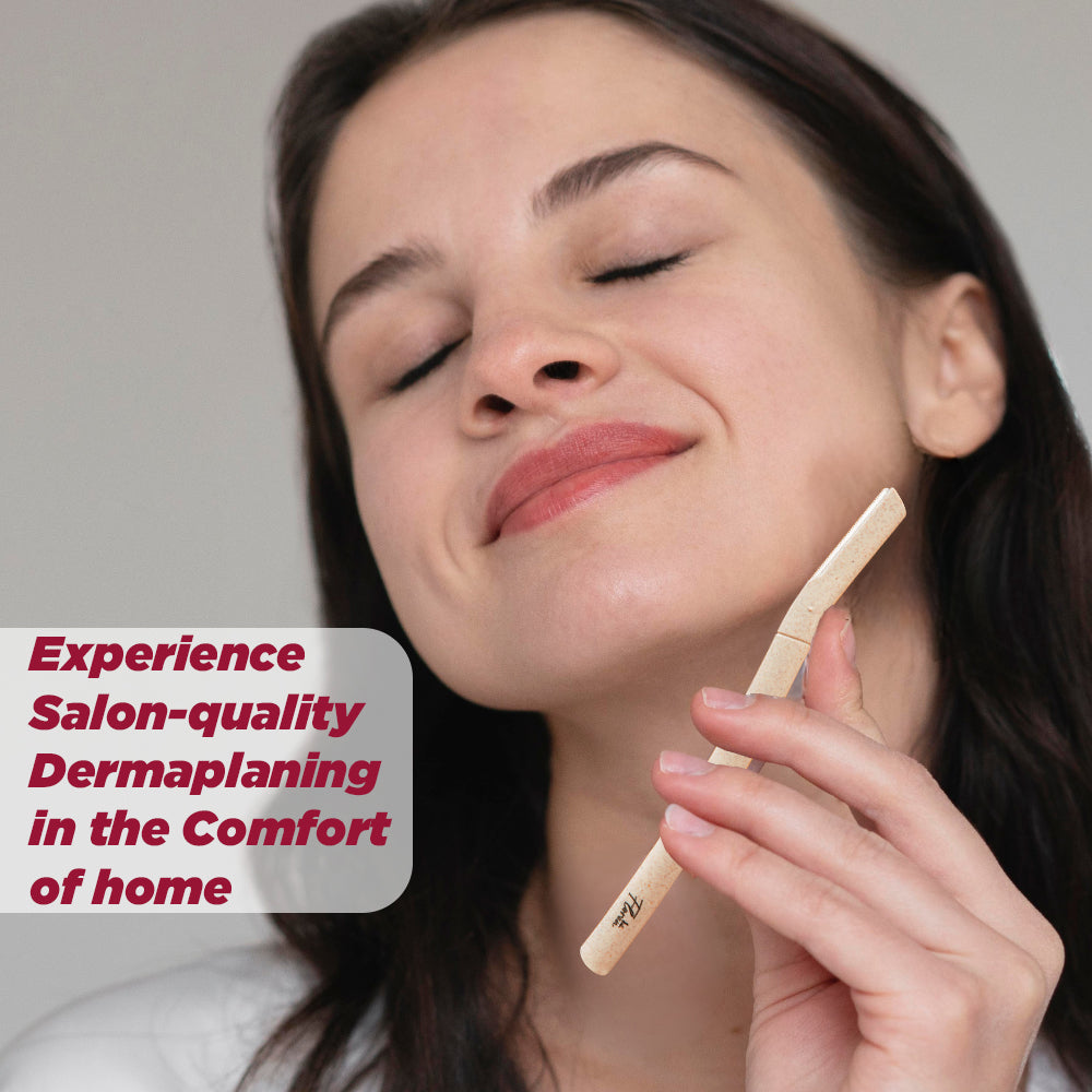 Floren Face Razor For Women I For Smooth & Effortless Facial Hair Removal I Suitable For Peach Fuzz, Chin, Upper Lips, Eyebrows I Set Of 3