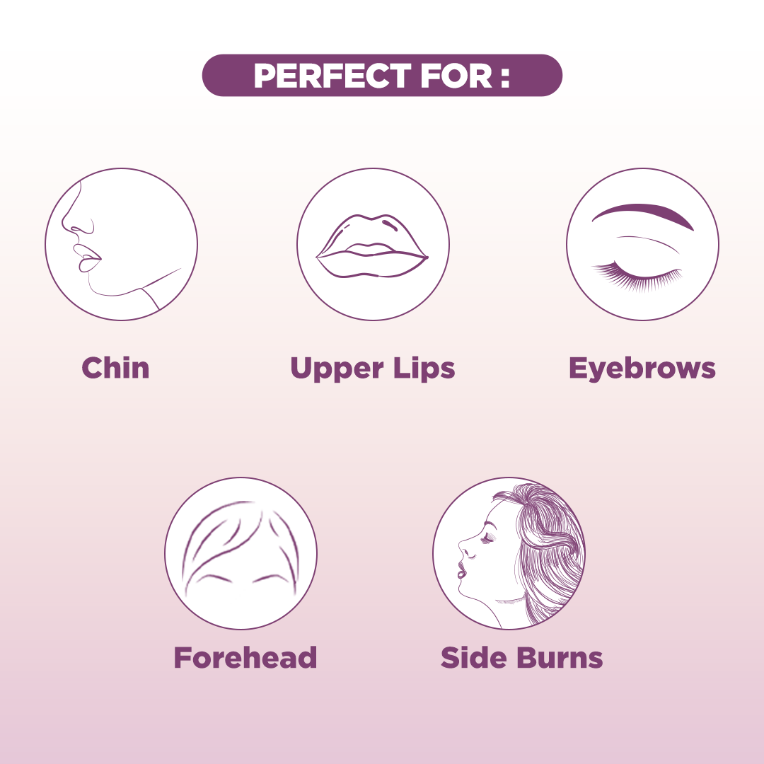 Floren Face & Eyebrow Dual facial razor for women | Dual Blade Razor | 3N | Smooth Skin | German Blades | Easy Precision Shave