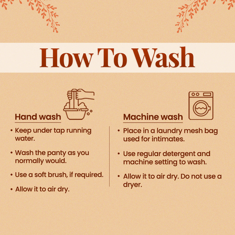 Floren Reusable Period Panty | Leakproof Period Panty | Wide coverage |Stain free period panty for women | No need for pads | Washable upto 60 times | (Black)